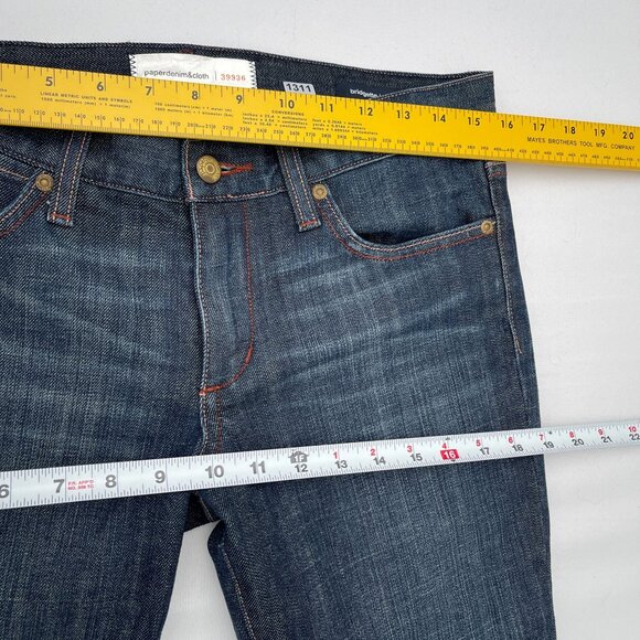 Paperdenim & Cloth Bridgette Low-Rise Bootcut Jeans Mid Wash Denim Women's 28/6 - Picture 8 of 12